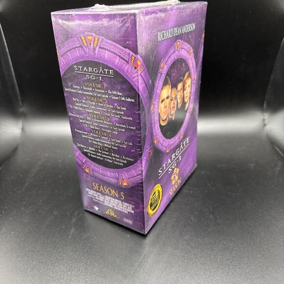 Stargate SG-1: Season 5 (DVD, 2004, 5-Disc Box Set) NEW Sealed - Picture 2 of 7